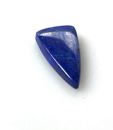 2 Pcs Natural Blue Lapis Lazuli Long Trillion Shape Cabochon Gemstone For Jewelry Making, Natural Lapis Lazuli Pendant, Earring Making Beads