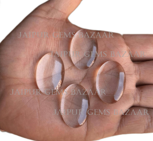 Natural Crystal Clear Quartz Rare 100% Clear Oval shape 20x30mm cabochon, High Quality Crystal Quartz Huge size cabochon Perfect for Pendant
